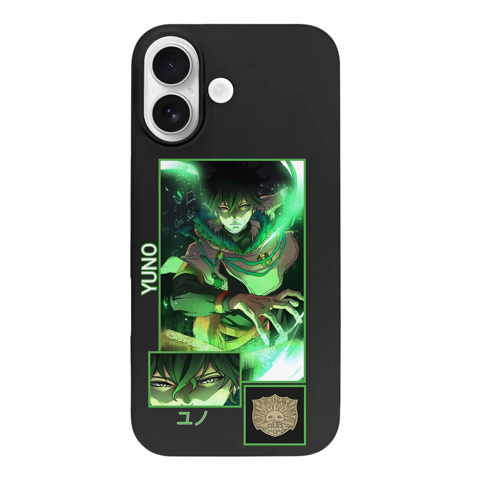 ブラッククローバー グッズ ユノ・グリンベリオール - iPhone 17 シリーズ シリコンケース 薄型 耐衝撃 指紋防止 ソフトタッチカバー 精密フィット 傷防止 保護ケース iPhone 17/17 Air/17 Pro/17 Pro Max 対応